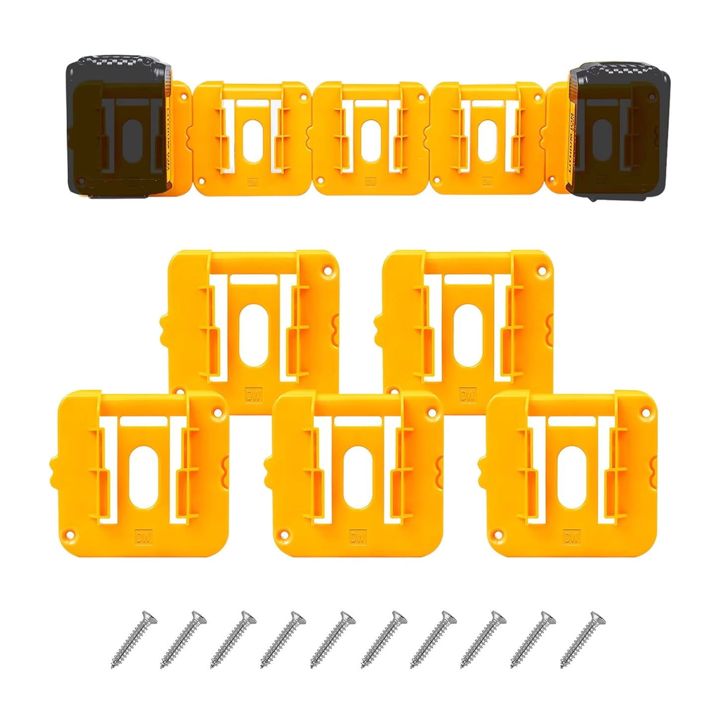 5 stk Dewalt batteriholder - 18V
