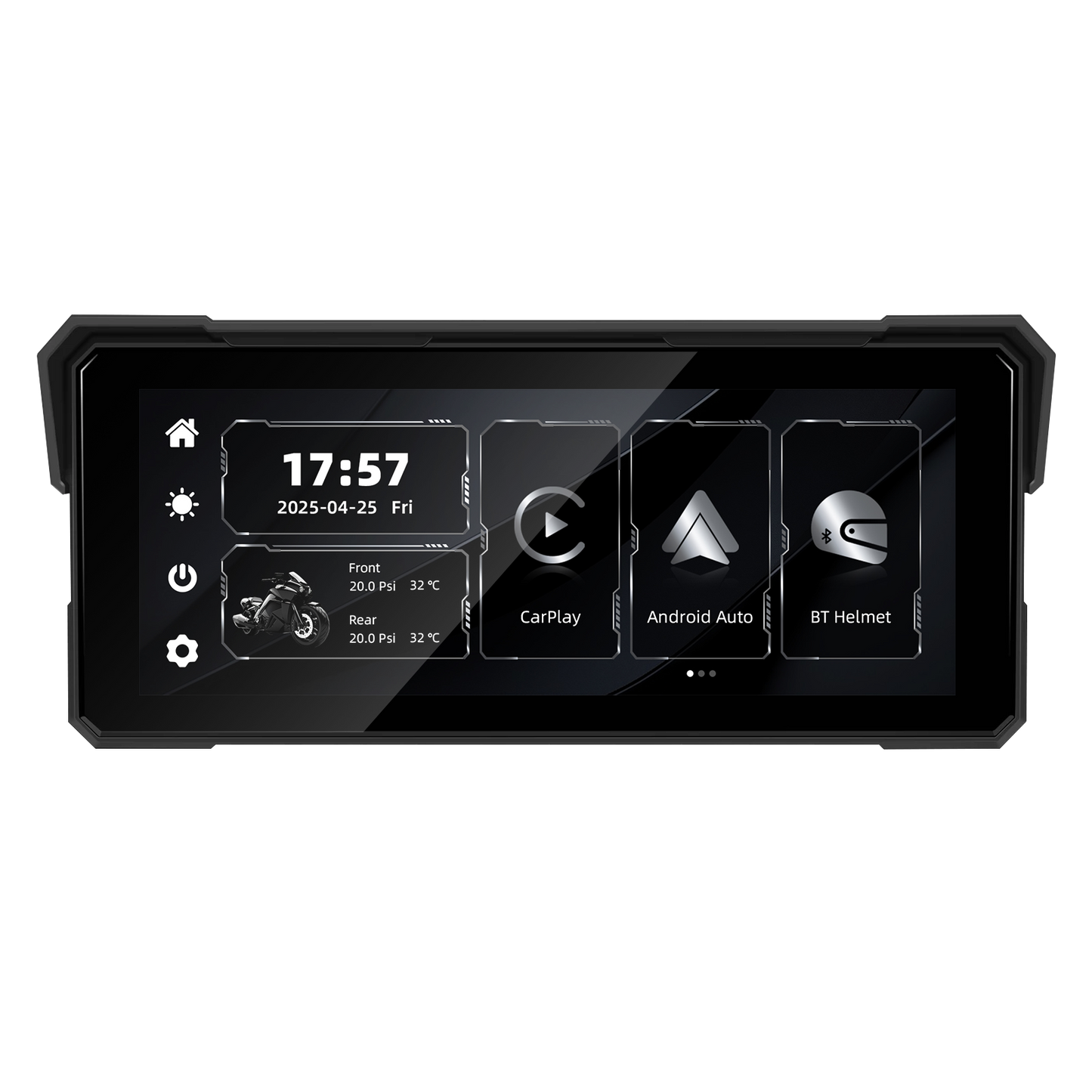 Navigationsskærm til MC - Trådløs Carplay/Android Auto