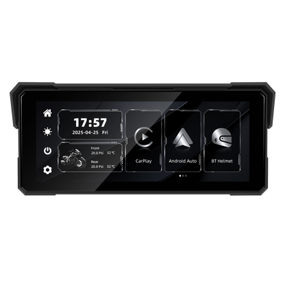 Navigationsskærm til MC - Trådløs Carplay/Android Auto